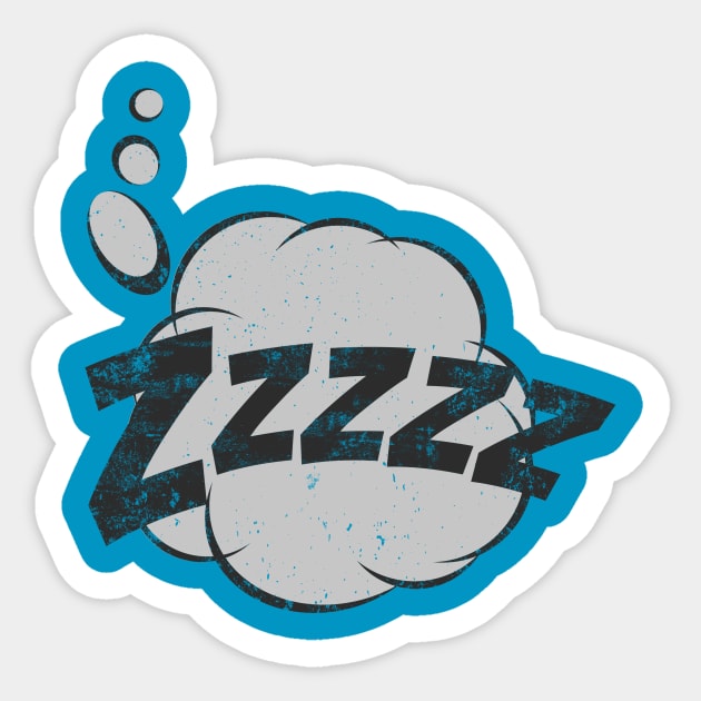 ZZZzzzz Sticker by NakedMonkey